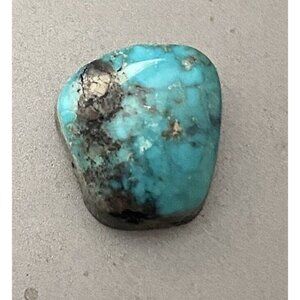 Natural Bisbee Turquoise Cabochon Matrix 7 Ct  Backed (6B)